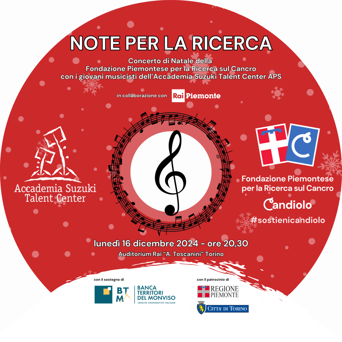 Concerto di Natale “Note per la Ricerca”: Musica e Solidarietà a Torino